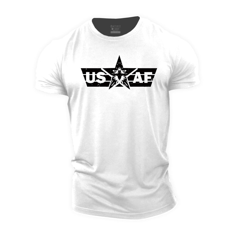 Cotton USAF Graphic Men's T-shirts