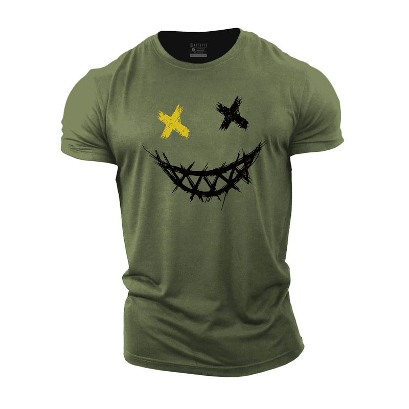 Smiley Face Cotton T-Shirt