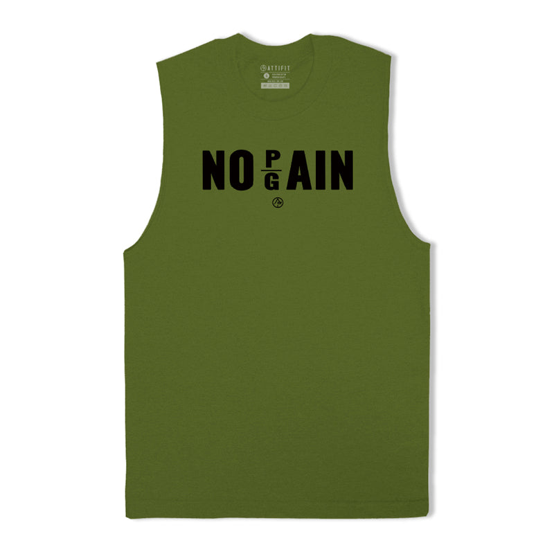 Cotton No Pain No Gain Men's Tank Top