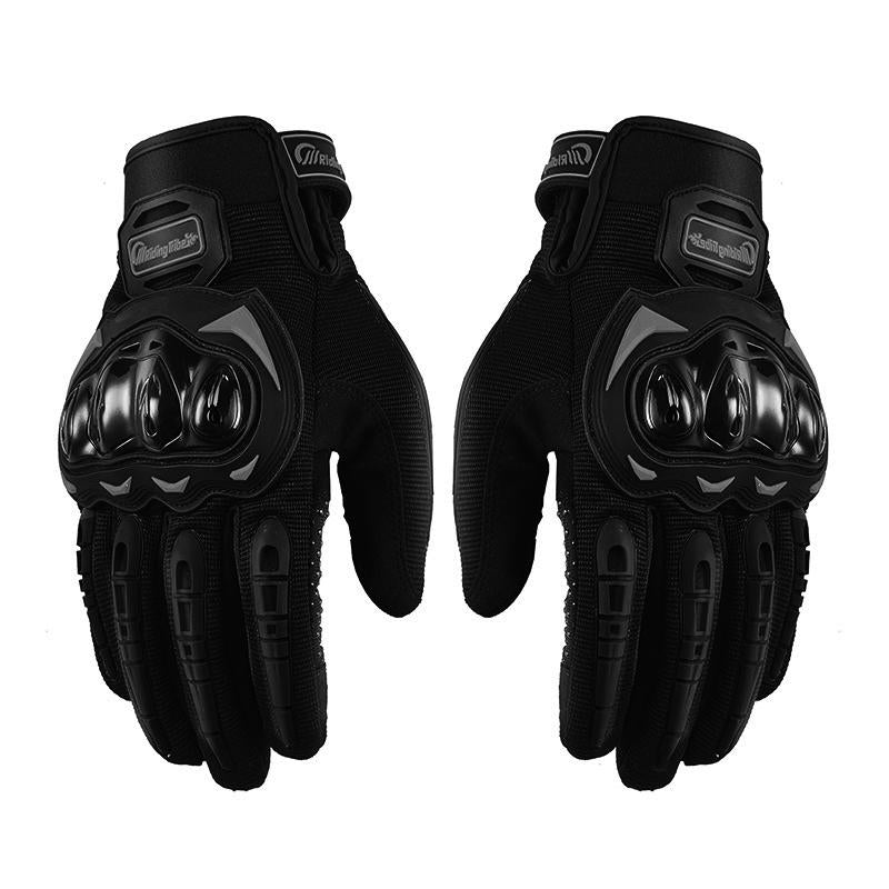 Touch screen outdoor riding off-road motorcycle gloves