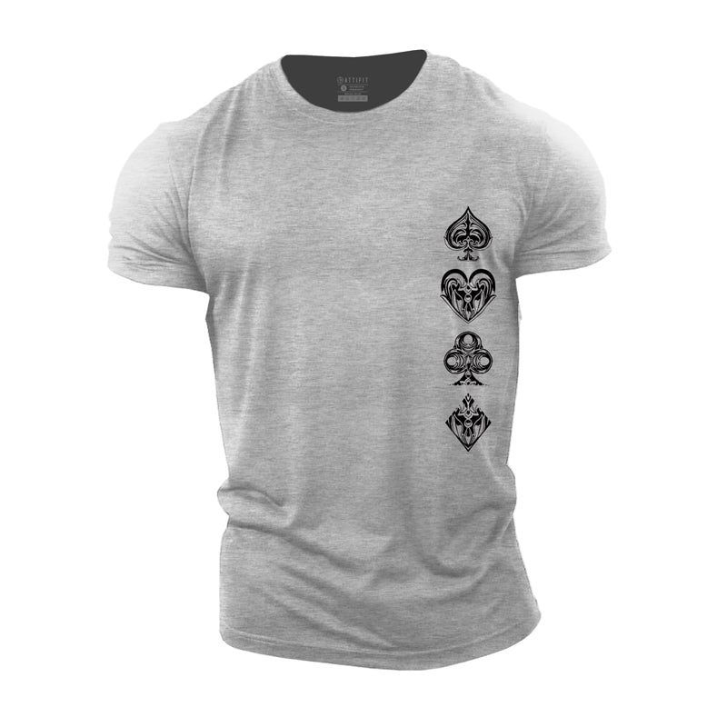 Cotton Poker Graphic Men's T-shirts