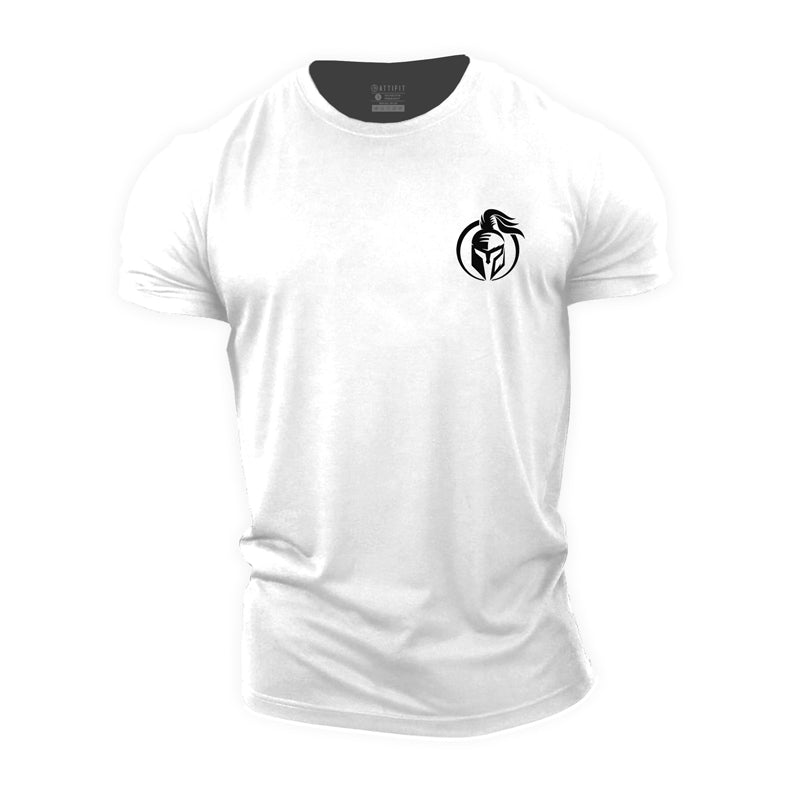 Cotton Men's Spartan Graphic T-shirts