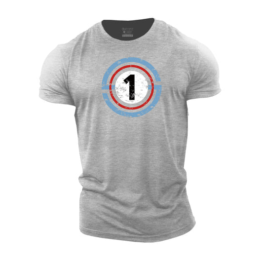 Cotton Number One Graphic Men's T-shirts