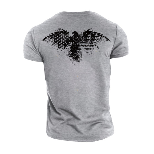 Eagle Wings Patriotic Cotton T-Shirt