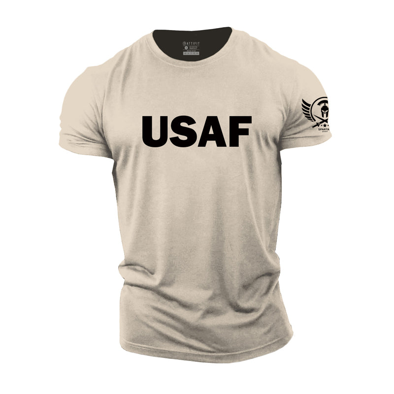 Cotton USAF Graphic Men's T-shirts