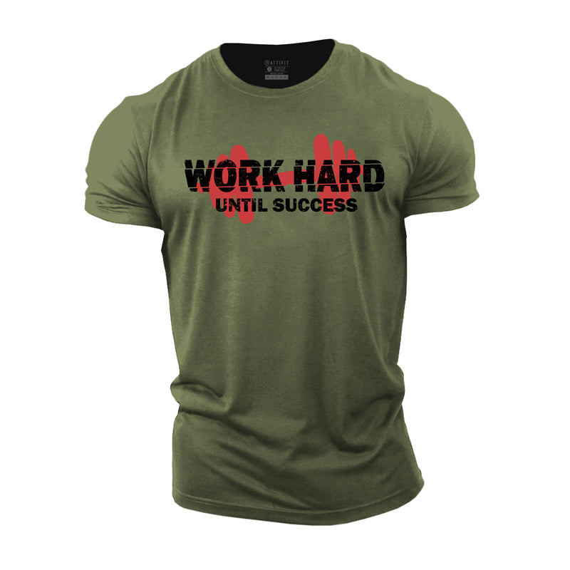 Work Hard Cotton T-Shirt