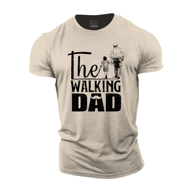 Cotton The Walking Dad Graphic T-shirts