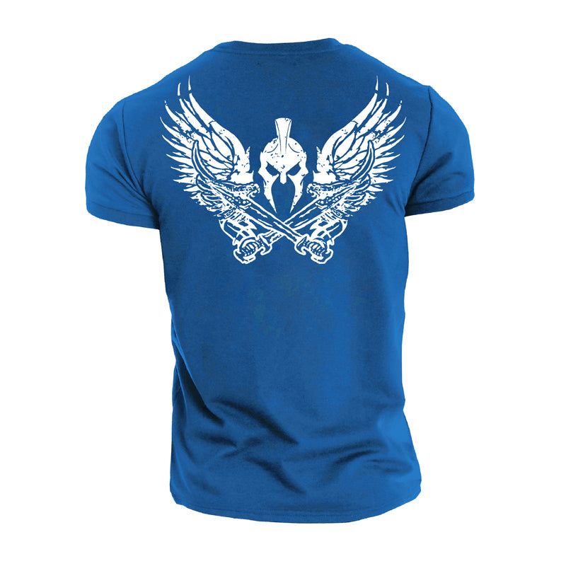 Cotton Spartan Graphic Men's T-shirts