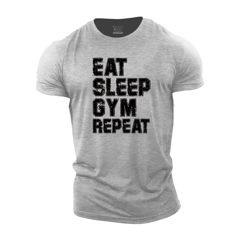 Cotton Gym Repeat Men's Fitness T-shirts