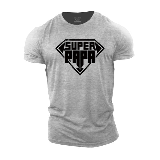 Super Papa Cotton T-Shirt