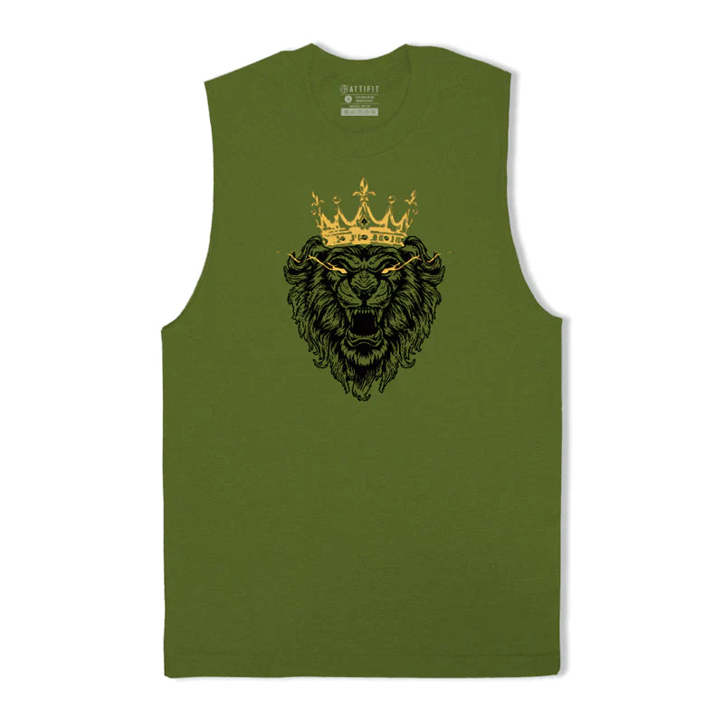 Cotton Lion King Graphic Tank Top