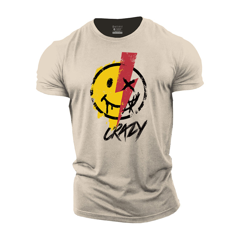 Crazy Smile Cotton T-Shirt