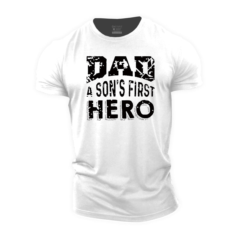 Dad Hero Cotton T-Shirt