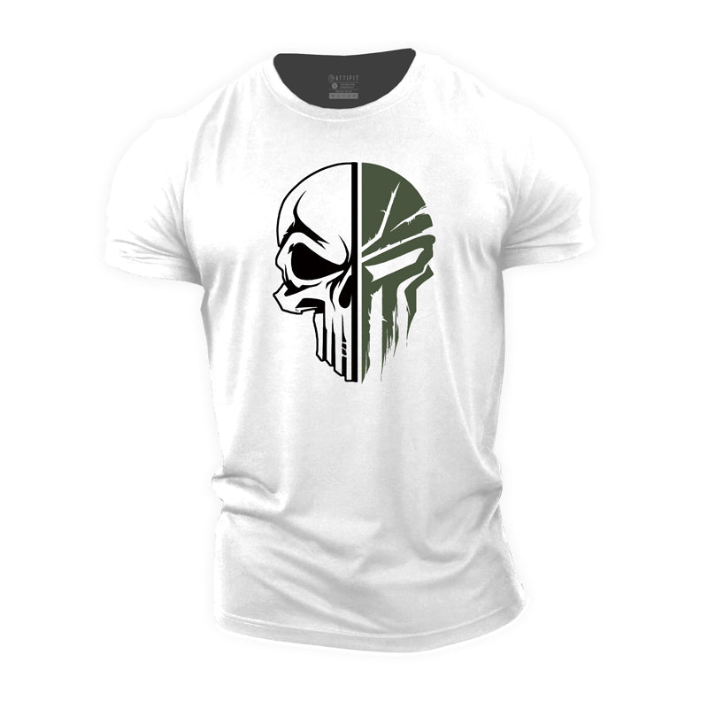 Skull Spartan Cotton T-Shirt