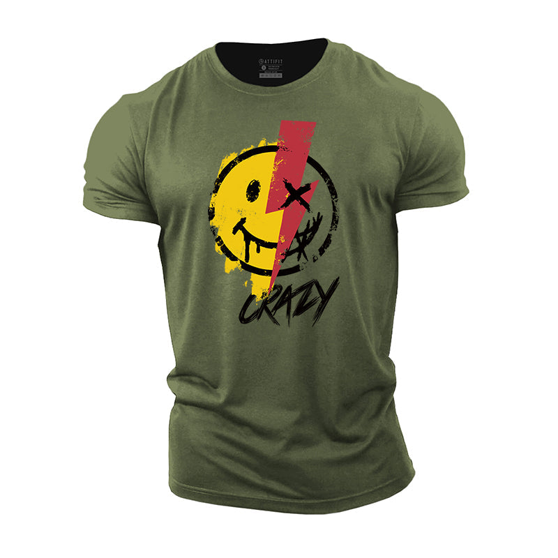 Crazy Smile Cotton T-Shirt