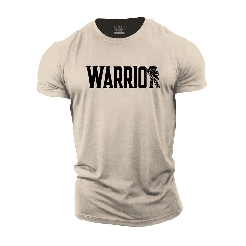 Cotton Men's Warrior Graphic T-shirts