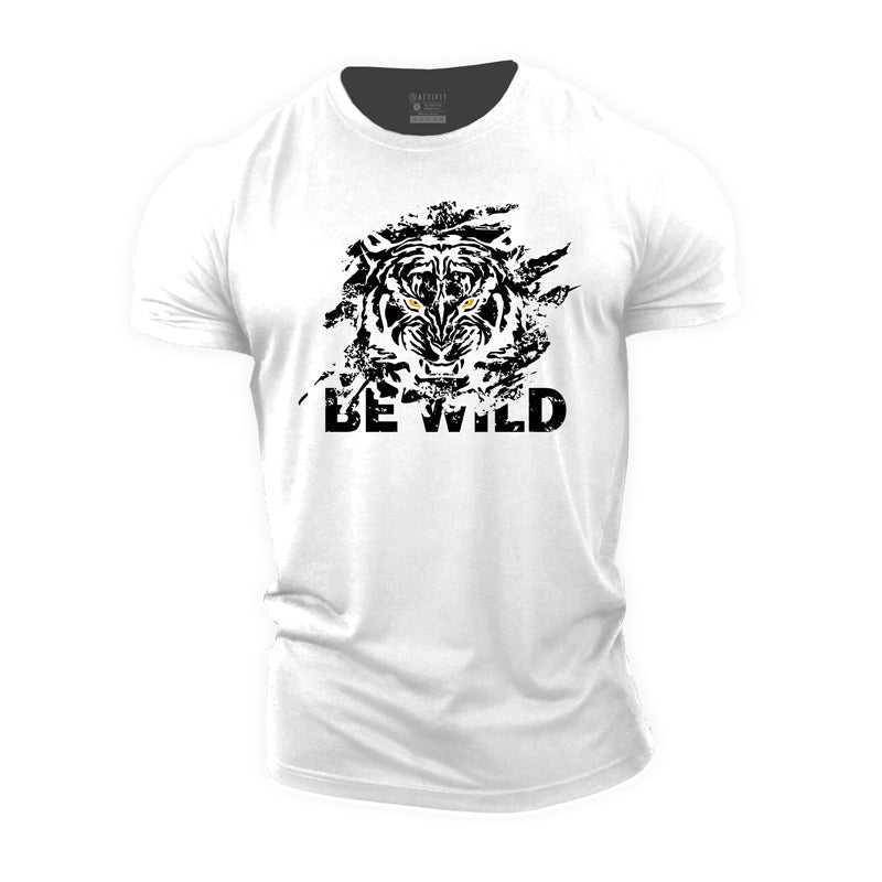 Be Wild Tiger Cotton T-Shirt