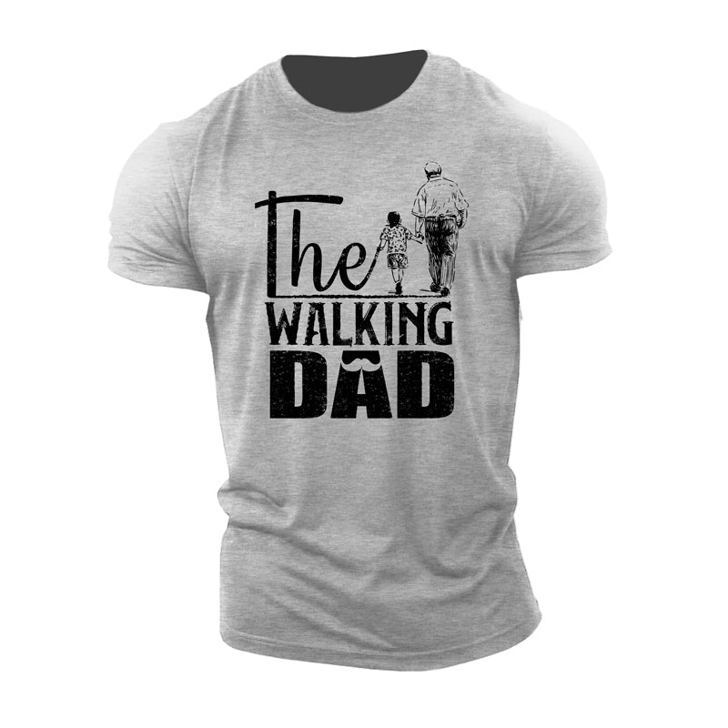 Cotton The Walking Dad Graphic T-shirts