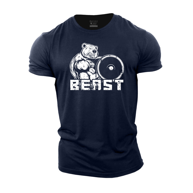 Beast Bear Cotton T-Shirt