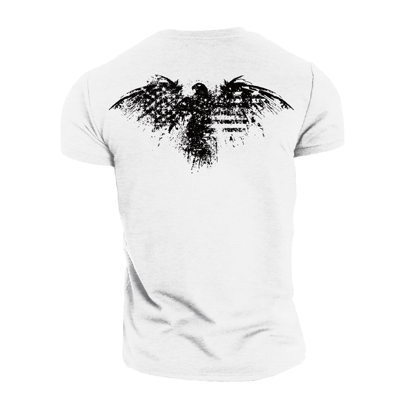 Eagle Wings Patriotic Cotton T-Shirt