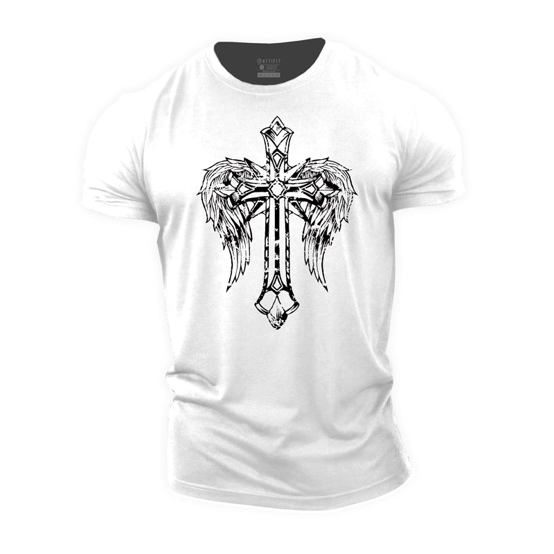 Cross Graphic Cotton T-Shirt