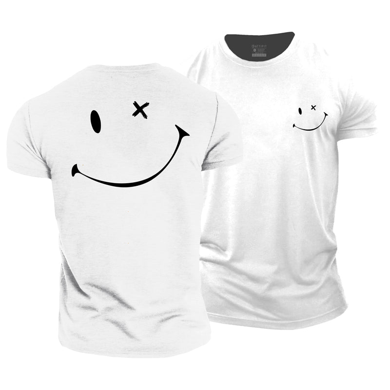 Happy Face Cotton  T-Shirt