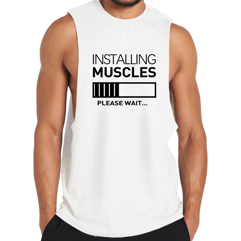 Cotton Muscle Loading Workout Tank Top