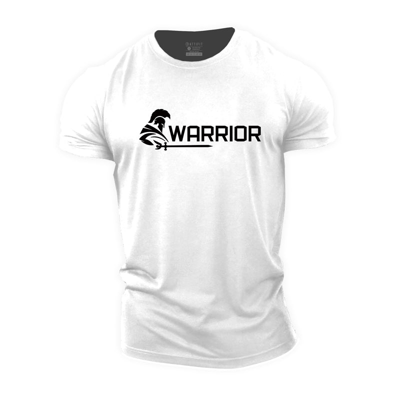 Cotton Spartan Warrior Graphic T-shirts