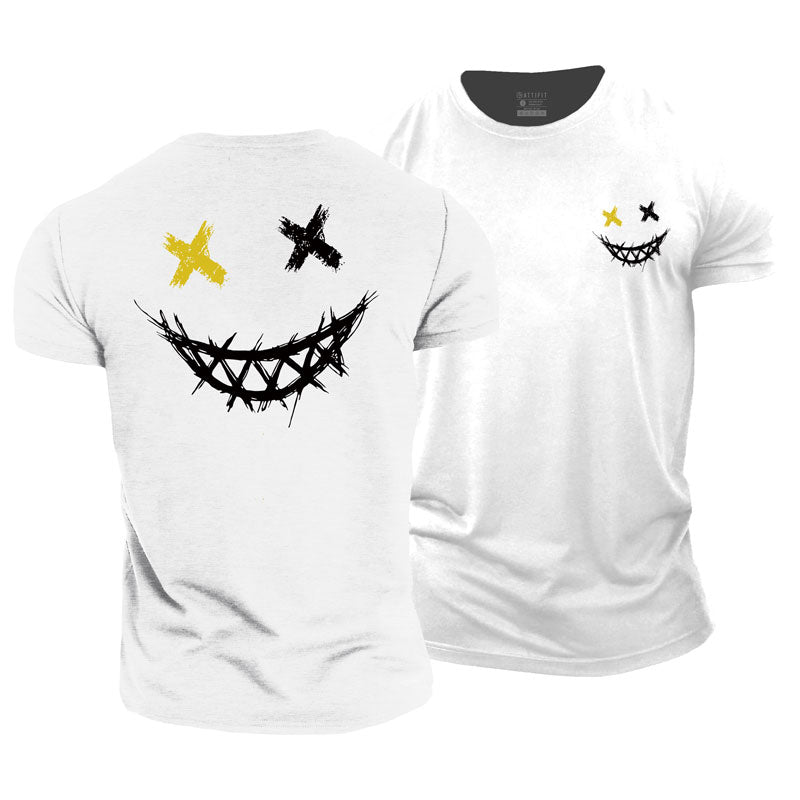 Gleeful Expression Cotton T-Shirt