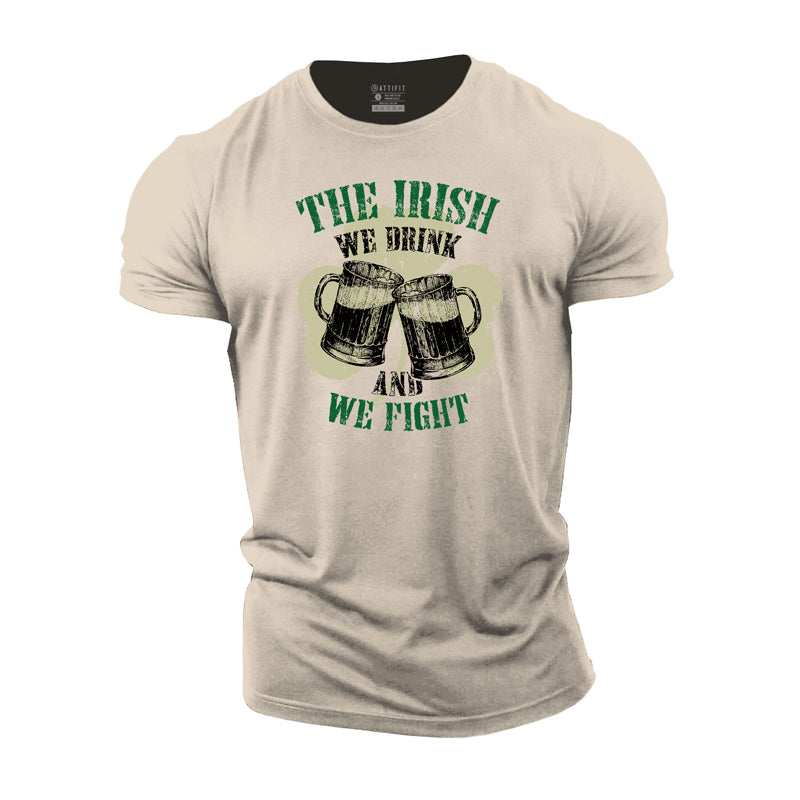 Cotton The Irish Graphic Men's T-shirts