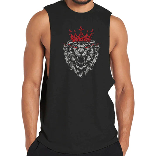 Cotton Lion King Graphic Tank Top