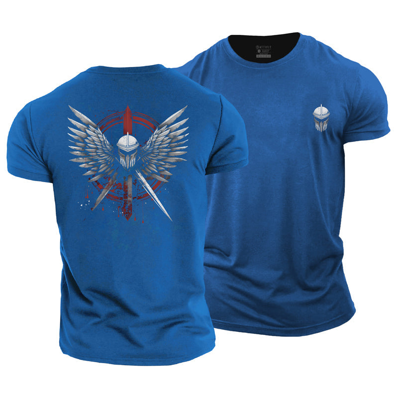 Spartan Wing Cotton T-Shirt